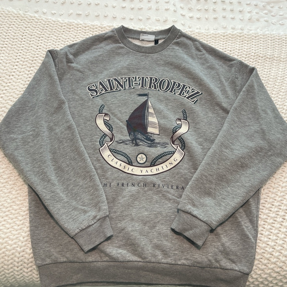 Grey Saint-Tropez crewneck